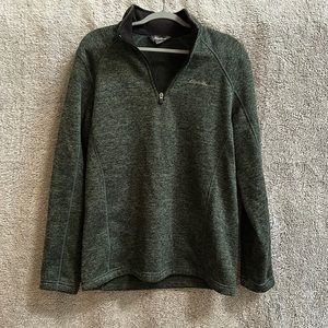 Eddie Bauer quarter zip pullover M
